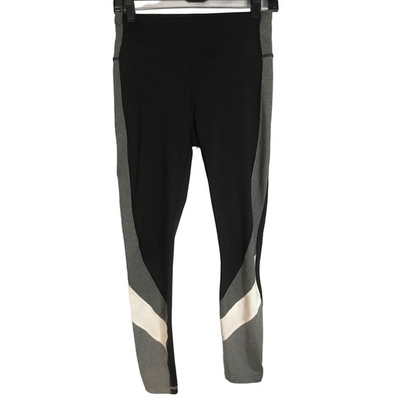 BEBE Sport Black and Charcoal Color Blocked Legging Size S Photo Color Varies - Picture 2 of 10